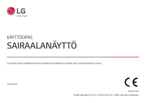 Käyttöohje LG 27HK510S-W LED-näyttö