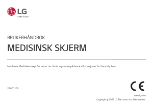 Bruksanvisning LG 27HQ710S-W LED-skjerm