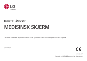 Bruksanvisning LG 31HN713D-BA LED-skjerm