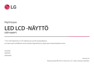 Käyttöohje LG 40U990A-W LED-näyttö