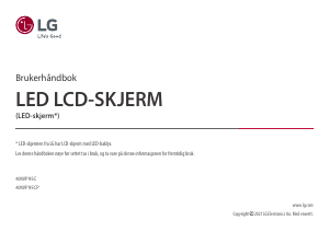 Bruksanvisning LG 40WP95C-W LED-skjerm