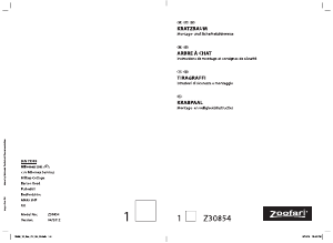 Manuale Zoofari IAN 73589 Tiragraffi