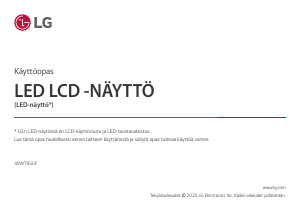 Käyttöohje LG 40WT95UF-W LED-näyttö