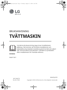 Käyttöohje LG F4WV410S3W Pesukone