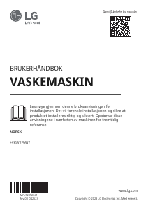 Bruksanvisning LG F4Y5VYP6WY Vaskemaskin