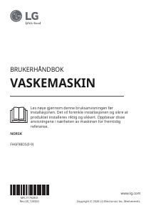 Bruksanvisning LG FH6F9BDS2 Vaskemaskin