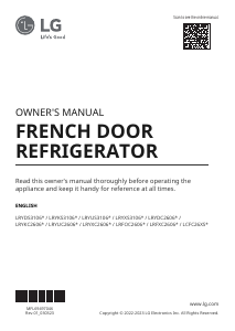 Manual LG LRYXS3106D Fridge-Freezer