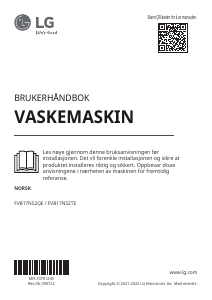 Bruksanvisning LG FVB17NS2TE Vaskemaskin