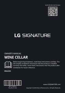 Manual LG LSR200W1 Wine Cabinet