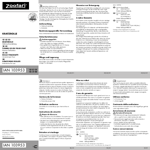 Manuale Zoofari IAN 103953 Tiragraffi