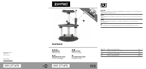 Handleiding Zoofari IAN 271476 Krabpaal