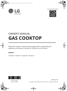 Handleiding LG CBGJ3627S Kookplaat