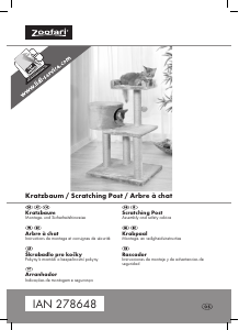 Manual de uso Zoofari IAN 278648 Árbol del gato