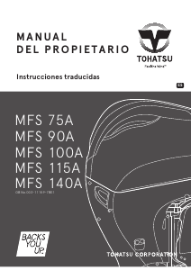 Manual de uso Tohatsu MFS 115A Motor fuera de borda