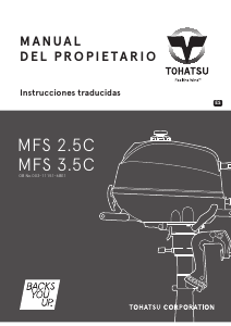 Manual de uso Tohatsu MFS 3.5C Motor fuera de borda