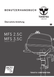 Bedienungsanleitung Tohatsu MFS 3.5C Aussenborder