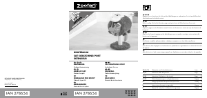 Manual de uso Zoofari IAN 278654 Árbol del gato