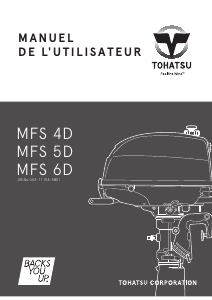 Mode d’emploi Tohatsu MFS 4D Moteur hors-bord