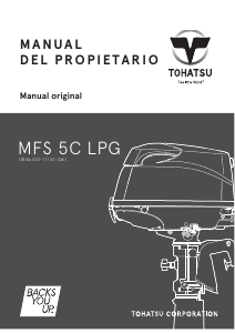 Manual de uso Tohatsu MFS 5C-LPG Motor fuera de borda