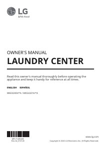 Manual LG WKEX200HGA Washer-Dryer