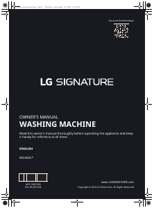 Manual LG WD405CS Washing Machine