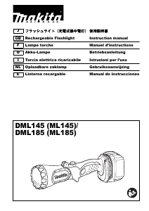Manual de uso Makita DML145 Linterna