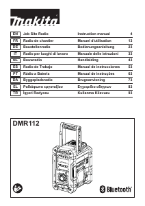 Bruksanvisning Makita DMR112 Radio
