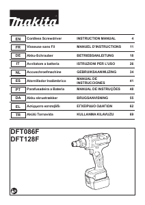 Manual Makita DFT128F Aparafusadora
