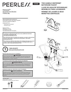 Manual de uso Peerless P2635LF-BL Grifería
