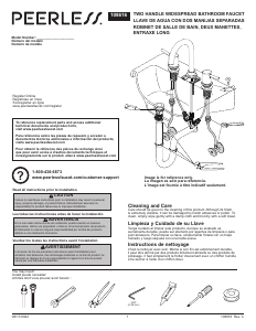 Manual de uso Peerless P3519LF Grifería