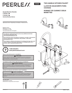 Handleiding Peerless P2835LF-BL Kraan