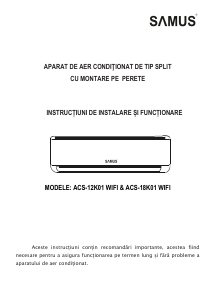 Manual Samus ACS-18K01 WIFI Aer condiționat