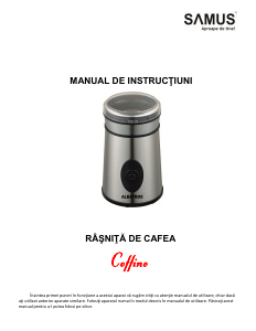 Manual Samus Coffino Râșniță de cafea