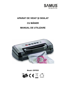 Manual Samus Zipper Aparat de vidat
