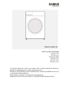Manual Samus WSADI-7123 Mașină de spălat
