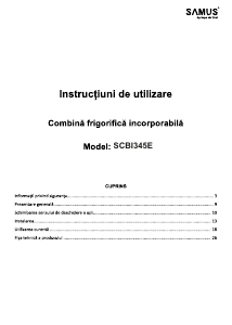 Manual Samus SCBI395NFE Combina frigorifica
