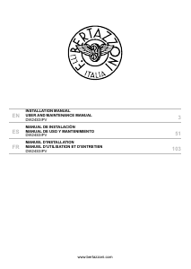 Manual de uso Bertazzoni DW24S3IPV Lavavajillas