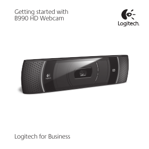 Manual Logitech HD B990 Webcam