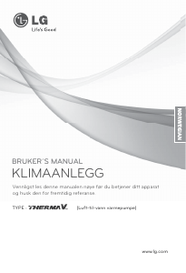 Bruksanvisning LG HN0914 Klimaanlegg