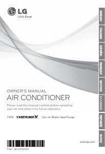 Manual LG HN1639 Air Conditioner
