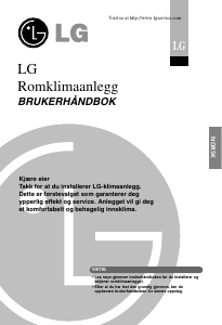 Bruksanvisning LG J12AW Klimaanlegg