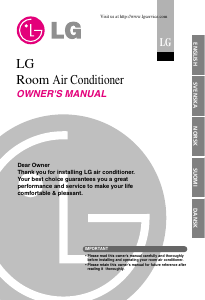 Manual LG N12AWU Air Conditioner