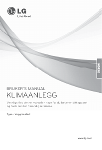 Bruksanvisning LG S09SQU Klimaanlegg
