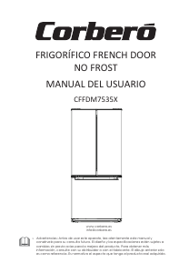 Bruksanvisning Corberó CFFDM7535X Kyl-frys