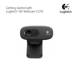 Kullanım kılavuzu Logitech HD C270 Video kamera
