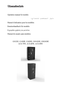 Mode d’emploi ExecutiveSafe G0135E Coffre-fort