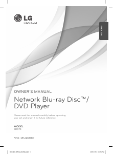 Bruksanvisning LG BD570 Blu-ray spelare
