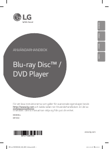 Bruksanvisning LG BP250 Blu-ray spelare