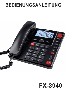 Bedienungsanleitung Fysic FX-3940 Telefon