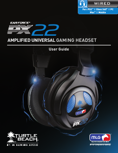 Handleiding Turtle Beach Ear Force PX22 Headset